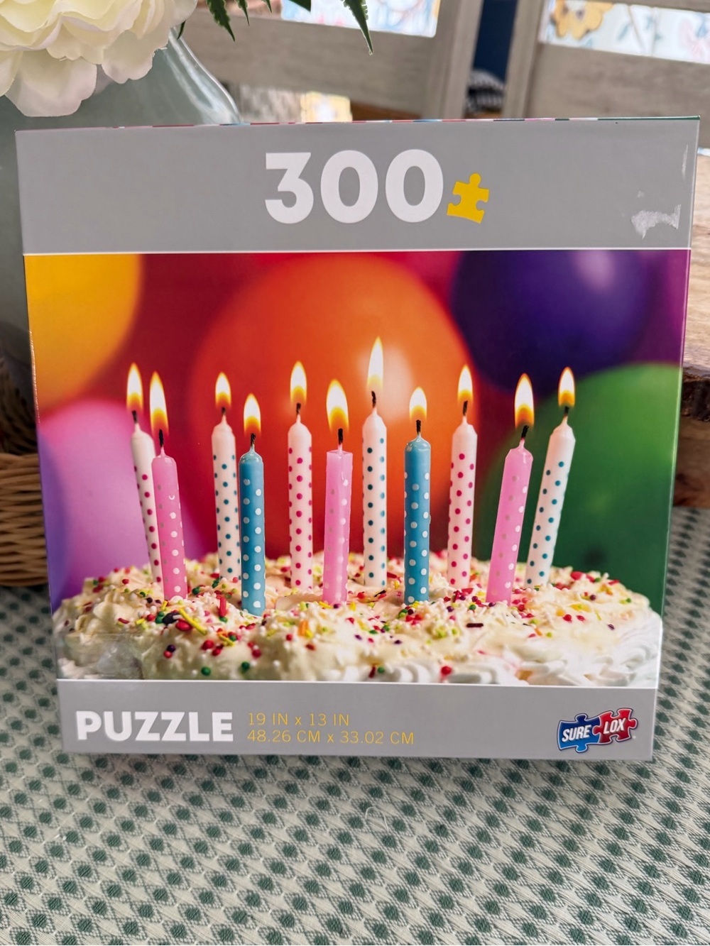 New 300 Piece Puzzle Sure-Lox 300-Piece Birthday Candles Puzzle